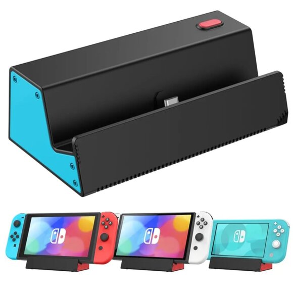 HEIYING Switch Base Portable Charger Dock for Nintendo Switch, Switch Lite, OLED - Picture 3 of 4